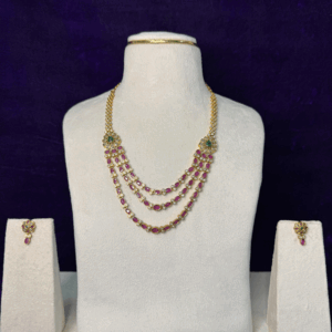 SSCH005  kemp stone three layer choker set
