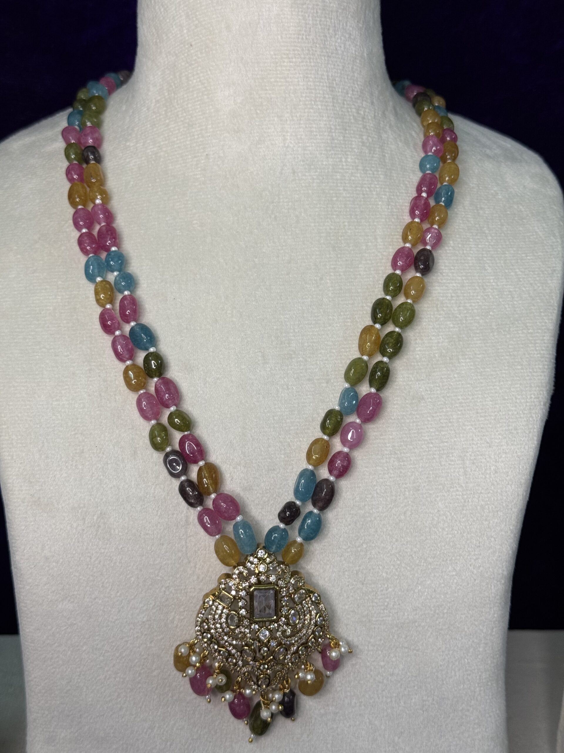 SSCH011 Victorian multi coloured bead